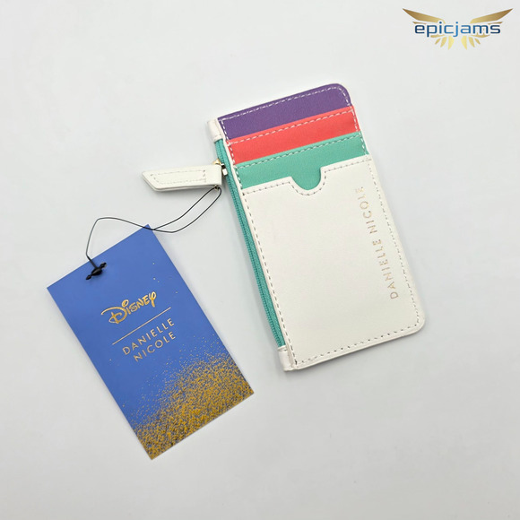 Disney The Little Mermaid Ariel Floral Mini Backpack and Card Holder Wallet Set - Picture 9 of 9